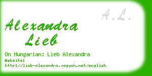 alexandra lieb business card